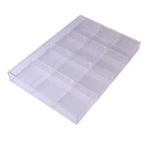 Custom Clear Transparent <strong>Acrylic</strong> 12 24 30 Grids Necklaces Ring Bracelet <strong>Storage</strong> Box Cases <strong>Storage</strong> <strong>Acrylic</strong> Display Jewelry Box - Product Image 6