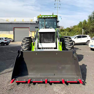 Gratis verzending Graafmachine-lader Tractor Nieuwe Retroexcavadora Mini Graafmachine-lader 4x4 Wiel/Graafmachine-lader - Product Image 3