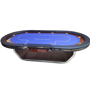 โต๊ะพนันแบบกำหนดเอง10ขนาดผู้เล่นแบล็คแจ็คบาคาร่าเท็กซัสโฮลเอ็มโต๊ะโป๊กเกอร์ - Product Image 2