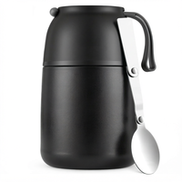 Adorable boîte alimentaire isotherme portable avec motif de dessin animé, conteneur alimentaire tendance, cadeau d'anniversaire ou de vacances pour aliments chauds/froids