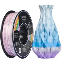 Eryone – Filament pour imprimante 3D, marbre arc-en-ciel PLA, 1KG, 1.75mm, pour imprimante 3D FDM, nouveau Filament couleur soie arc-en-ciel, offre spéciale