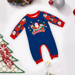 親子クリスマス衣装 冬用 新作 ホームラウンジウェア パジャマ ヨーロッパアメリカンスタイル クリスマスプリント - Product Image 5