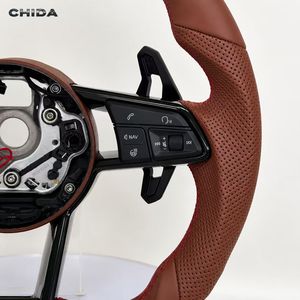 Volant en cuir de qualité supérieure, personnalisé en usine, <span class=keywords><strong>prix</strong></span> de gros, performance améliorée, adapté aux <span class=keywords><strong>Audi</strong></span> <span class=keywords><strong>A1</strong></span> A3 A4 A5 A6 A7 - Product Image 5