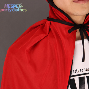 Disfraz de Vampiro de Doble Capa HESPER para Halloween, Capa Negra y Roja para Fiesta, Estilo Casual para Adultos, Capa de Sirena para TV - Product Image 3