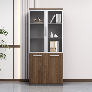Luxury New Modern Design Oak Two Drawer <b>File</b> <b>Cabinet</b> <b>Wooden</b> Drawer Panel <b>File</b> <b>Cabinet</b> Per Set - Product Image 2