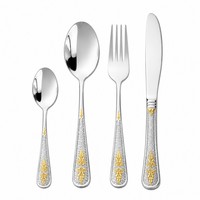 Ensemble de couverts en acier inoxydable rose doré, portable, compatible lave-vaisselle, écologique, cuillères, fourchettes, couteaux pour hôtel, restaurant, salle à manger