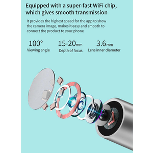 Hot Sell Wireless Electric Ear Wax Removal <b>WIFI</b> Endoscope Otoscope HD Visual Portable Ear Cleaner with <b>Camera</b> - Product Image 6