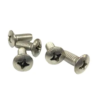 SDPSIM2 M3 M4 M5 M6 M7 M8 M10 6-32 metric din 7985 phillips pan head stainless steel machine screw