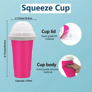 LM LM25061 a Into Ice Cup Net Red Smoothie Cup pour les smoothies d'été - Product Image 2
