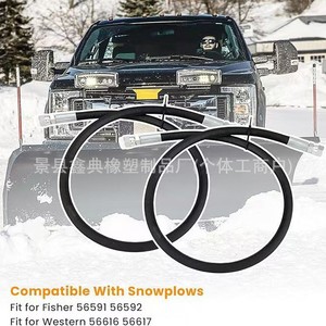 Conjunto de manguera hidráulica Xindian 06-FJIC de caucho de nitrilo para quitanieves de uso pesado - Product Image 2