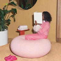Pouf rond de forme créative, fauteuil paresseux, canapé en éponge, pouf de forme artistique