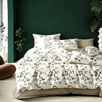 Parure de lit en microfibre personnalisable, vente en gros, housse de couette, tailles Queen et King, douce, lavable en machine, Australie