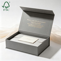 Boîte rigide magnétique à rabat écologique recyclable, boîte à fermeture magnétique en carton robuste, conteneur cadeau pour emballage de souvenirs de boutique