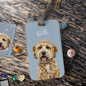 Customizable Wholesale Dihan Glass Crystal Eco-friendly Die-Cut Cartoon Dog Magnetic Bookmark for Pupils Page Holder Gift