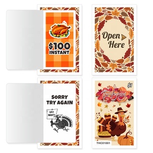 Juegos de Lotería Personalizados con Ventanas Múltiples, Forma Circular y Rectangular, Reciclables, con Sistema de Arrancar, Impresión Offset, Tipo 'Pull Tabs' Instantáneos para Chicas - Product Image 3