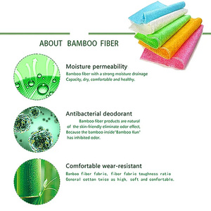 Rouleau de tissu d'impression personnalisé, serviette à vaisselle en Fiber de cuisine, <span class=keywords><strong>chiffon</strong></span> de nettoyage en <span class=keywords><strong>bambou</strong></span> Abs pour lunettes - Product Image 3
