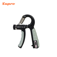 Kit de Fortalecimiento de Agarre Supro, Ejercitador Personalizado de Alta Resistencia, Antideslizante, PP TPR, Plegable, 20 kg+, Juego de Empuñaduras con Resistencia Ajustable