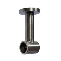 Supports de tringle à rideaux industriels en fer, simples ou doubles, robustes, accessoires de quincaillerie pour tringles à rideaux, vente en gros directe usine