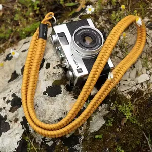 Alta qualità regolabile Paracord cinturino per fotocamera staccabile in Nylon corda della macchina fotografica mano da polso tracolla