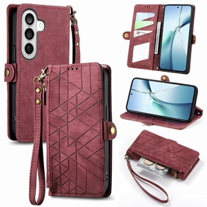เคสกรอบกระเป๋าสตางค์สไตล์เรขาคณิตสำหรับ Samsung Galaxy S26FE/S26/S25 EDGE เคสที่ใส่แอร์การ์ด iPhone 17 - Product Image 3