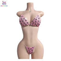 ELITES Ropa de Actuación para Chicas con Diamantes Grandes de Calidad Superior Bikini Sexy Ropa de Baile Exótico
