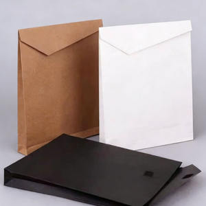 Sobres de Papel Kraft con Cierre Adhesivo para Ropa, Sudaderas, Ropa Interior y Camisetas, Color Negro y Marrón, para Tiendas y Boutiques, Venta al Por Mayor - Product Image 1