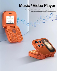 Téléphone portable pliable I17 Mini Tiny Flip, double SIM, fonction Magic Voice, radio FM, lampe de poche, liste noire, écran carré de 1,77 pouce - Product Image 6