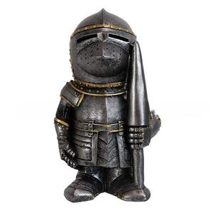 Thời Trung Cổ chiến tranh nhựa thủ công mab23 rìu bảo vệ lùn <span class=keywords><strong>Knight</strong></span> Máy tính để bàn mini Điêu Khắc Đồ trang trí vườn - Product Image 4