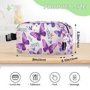 Small Portable Cooler Bag Custom Logo Cute Design Waterproof Material Aluminum Foil Insulated Thermal Lunch Food - Product Image 3