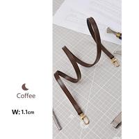LST260 Bretelles de rechange en cuir véritable tanné végétal personnalisées pour les sacs IVY Sangle de sac à main sous les bras