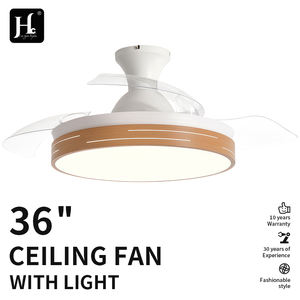 Ventilador de Techo LED Minimalista de 42 Pulgadas con Aspas de ABS, 3 Aspas con Motor de CC para Sala de Estar, Comedor - Product Image 3