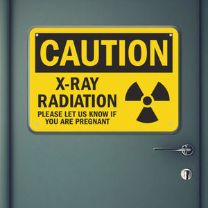 अनुकूलन योग्य एल्यूमीनियम धातु एक्स-रे सावधानी ने क्लीनिकों और प्रयोगशालाओं के सुरक्षा उत्पाद के लिए गर्भावस्था के खतरे की चेतावनी - Product Image 6