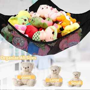 Factory Toy Net <b>Hammock</b> for Stuffed Animals Wall Sling Corner Extra Large Kids Children Mesh Toy Net Organizer - Product Image 4