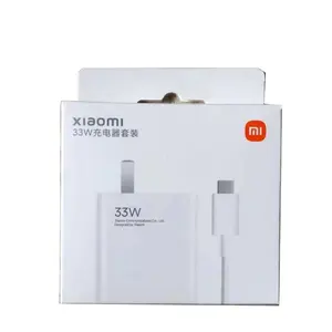 Orijinal hızlı şarj Xiaomi 33w evrensel güç seyahat adaptörü Usb kablosu 6A 3A hızlı şarj kablosu kiti ile