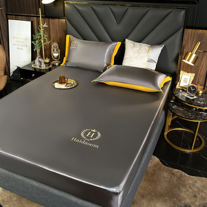 <span class=keywords><strong>Housse</strong></span> de tapis d'été en soie glacée brodée, <span class=keywords><strong>housse</strong></span> de lit trois pièces pour hôtel, <span class=keywords><strong>drap</strong></span>-<span class=keywords><strong>housse</strong></span> - Product Image 6