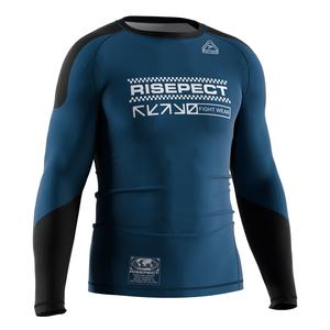 Rashguard à manches longues pour homme avec tissu anti-humidité, conçu pour les arts martiaux, le grappling et les entraînements en salle de sport - Product Image 5