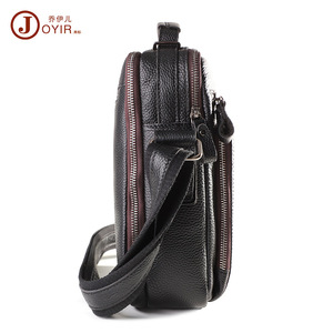 Joyir Sac messager pour homme en cuir de vachette pleine fleur, couleur unie, pour les voyages de loisirs - Product Image 4