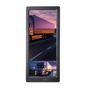 Moniteur de camion SeemeTech 4CH 12,3 pouces AHD à écran partagé, <span class=keywords><strong>carte</strong></span> TF 1 To, caméras de recul, assistance au stationnement, vision nocturne, DC 12V - Product Image 2