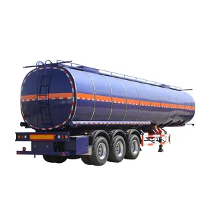 Tongya Tanker Tri Axle tangki bahan bakar minyak Semi Trailer 45000 liter Trailer bahan bakar untuk dijual