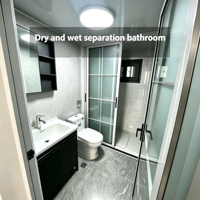 Maison conteneur de luxe extensible avec 3 chambres, 1 salon, 1 salle de bain entièrement équipée et cuisine - Mini-maisons pour adultes, hôtel, villa