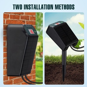 <b>Solar</b> <b>Powered</b> Intelligent Timed Watering System, Auto Drip Irrigation <b>Kit</b> for 15 Potted Plants, Balcony Home Garden Waterer - Product Image 1