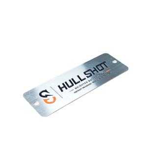 Custom SUS <strong>Nameplate</strong> Metal ID Label Brushed Surface Stainless Steel Name Plate <strong>Maker</strong> - Product Image 3