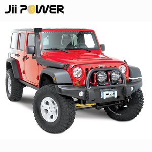 Nouveaux <span class=keywords><strong>accessoires</strong></span> de <span class=keywords><strong>tuning</strong></span> auto 4x4, pare-chocs avant en acier noir de haute qualité avec revêtement en poudre pour JK 2007-2017 - Product Image 3