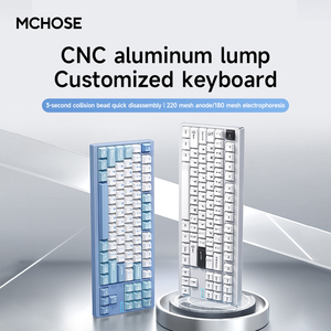 MCHOSE GX87V2 Aluminum Mechanical <b>Keyboard</b> Three Mode Blue Tooth Wireless Wired Gasket Structure Fullkey Hot Plug Gaming Esports - Product Image 3