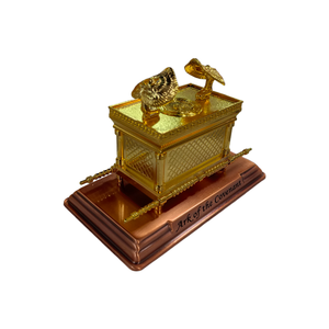 Juego de 4 Estatuas del Arca de la Alianza, Bañadas en Oro, Figuras Decorativas Religiosas Judías para Iglesia - Product Image 4