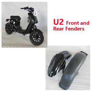 Guardabarros Delantero de Motocicleta de Plástico y Aleación de Aluminio, Reforzado, Resistente a los Rayos UV, Compatible con la Bicicleta Eléctrica U2 - Product Image 1