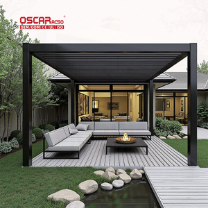 Pabellón Exterior LED RGB Colorido con Efectos de Iluminación <span class=keywords><strong>Dinámicos</strong></span>, Pérgola para Jardín, Patio, Balcón y Tiempo Libre - Product Image 1