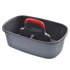 Plastic Storage Tray Tote Attached Portable Handle Organize and Carry Tools Versatile Multiuse Caddy Cleaning Products Spray Bot