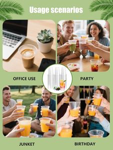 6/7/8/10/12 /16 /24oz Disposable <b>Plastic</b> <b>Cups</b> Clear Transparent Custom Printed Logo Cold Hot Coffee <b>Plastic</b> PP/PET <b>Cup</b> for <b>Drink</b> - Product Image 4