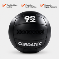 Ballon de gymnastique professionnel en PVC souple de 14 pouces de diamètre, non rebondissant, durable, pour entraînement fonctionnel en salle de sport commerciale